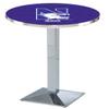 Holland Bar Stool Co. L217-42" Chrome Northwestern Pub Table view 1