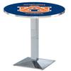 HBS L217-36" Chrome Auburn Pub Table by Holland Bar Stool Co. view 1
