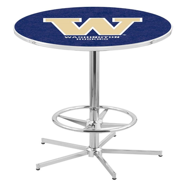 HBS L216-42" Chrome Washington Pub Table by Holland Bar Stool Co.
