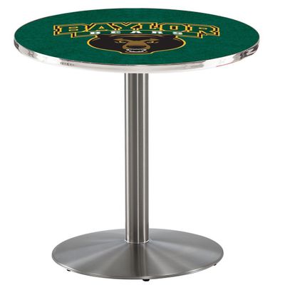 HBS L214-42" Stainless Steel Baylor Pub Table by Holland Bar Stool Co.
