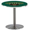 HBS L214-42" Stainless Steel Baylor Pub Table by Holland Bar Stool Co.