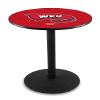 HBS L214-36" Black Wrinkle Western Kentucky Pub Table by Holland Bar Stool Co. view 1