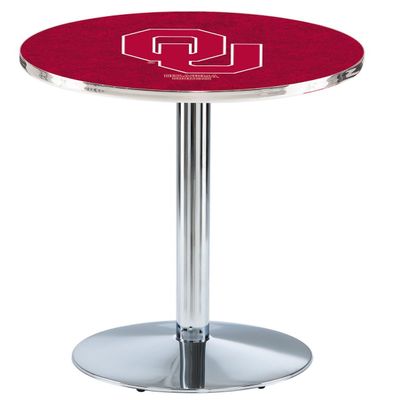 HBS L214-42" Chrome Oklahoma Pub Table by Holland Bar Stool Co.