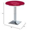 HBS L217-42" Chrome Oklahoma Pub Table by Holland Bar Stool Co. view 2