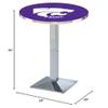 HBS L217-36" Chrome Kansas State Pub Table by Holland Bar Stool Co. view 2