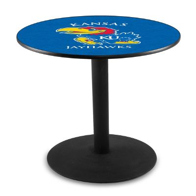 HBS L214-42" Black Wrinkle Kansas Pub Table by Holland Bar Stool Co.