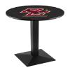 HBS L217-36" Black Wrinkle Boston College Pub Table by Holland Bar Stool Co. view 1