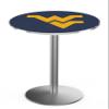 HBS L214-36" Stainless Steel West Virginia Pub Table by Holland Bar Stool Co. view 1