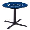 HBS L211-42" Black Wrinkle Penn State Pub Table by Holland Bar Stool Co. view 1