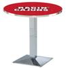 HBS L217-42" Chrome Louisiana-Lafayette Pub Table by Holland Bar Stool Co. view 1