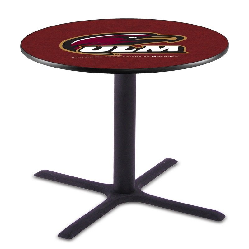 HBS L211-36" Black Wrinkle Louisiana-Monroe Pub Table by Holland Bar Stool Co.