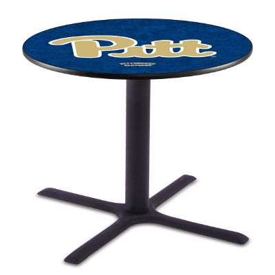 HBS L211-36" Black Wrinkle Pitt Pub Table by Holland Bar Stool Co.