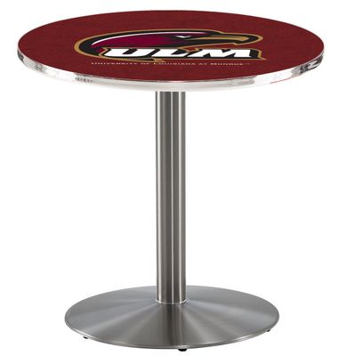 Holland Bar Stool Co. L214-42" Stainless Steel Louisiana-Monroe Pub Table