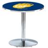 Holland Bar Stool Co. L214-36" Chrome Cal Pub Table view 1