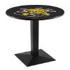 HBS L217-42" Black Wrinkle Wichita State Pub Table by Holland Bar Stool Co. view 1