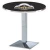 HBS L217-42" Chrome Purdue Pub Table by Holland Bar Stool Co. view 1