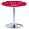 HBS L214-36" Chrome Wisconsin W Pub Table by Holland Bar Stool Co. view 1