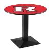 HBS L217-42" Black Wrinkle Rutgers Pub Table by Holland Bar Stool Co. view 1