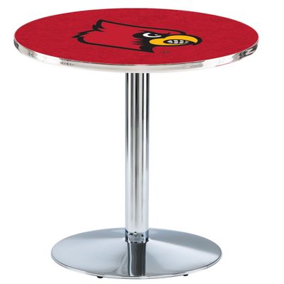 HBS L214-36" Chrome Louisville Pub Table by Holland Bar Stool Co.
