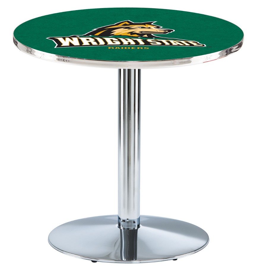 Holland Bar Stool Co. L214-42" Chrome Wright State Pub Table