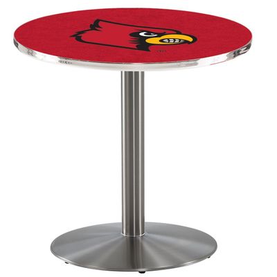 HBS L214-36" Stainless Steel Louisville Pub Table by Holland Bar Stool Co.