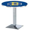 HBS L217-36" Chrome South Dakota State Pub Table by Holland Bar Stool Co. view 1