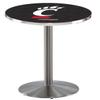 HBS L214-36" Stainless Steel Cincinnati Pub Table by Holland Bar Stool Co.
