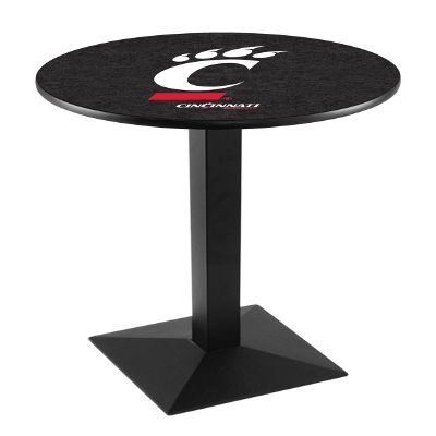 HBS L217-42" Black Wrinkle Cincinnati Pub Table by Holland Bar Stool Co.