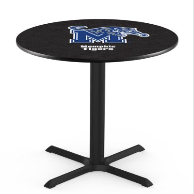HBS L211-36" Black Wrinkle Memphis Pub Table by Holland Bar Stool Co.