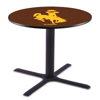 HBS L211-42" Black Wrinkle Wyoming Pub Table by Holland Bar Stool Co.