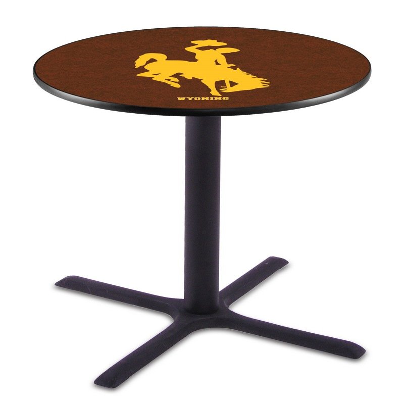 HBS L211-42" Black Wrinkle Wyoming Pub Table by Holland Bar Stool Co.