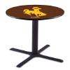 HBS L211-42" Black Wrinkle Wyoming Pub Table by Holland Bar Stool Co. view 1