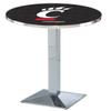 HBS L217-42" Chrome Cincinnati Pub Table by Holland Bar Stool Co. view 1