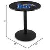 HBS L214-36" Black Wrinkle Memphis Pub Table by Holland Bar Stool Co. view 2
