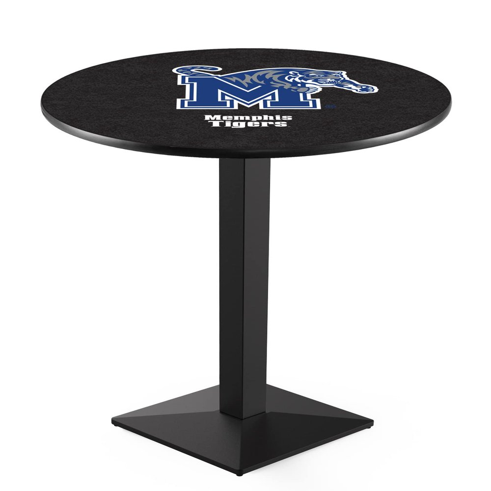 HBS L217-42" Black Wrinkle Memphis Pub Table by Holland Bar Stool Co.