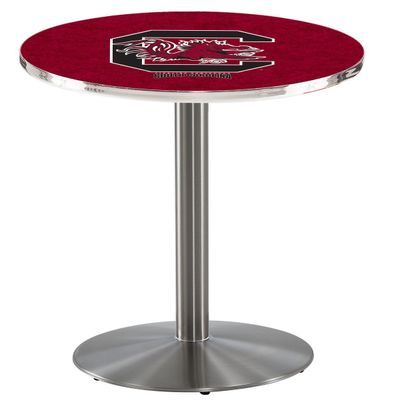 HBS L214-36" Stainless Steel South Carolina Pub Table by Holland Bar Stool Co.