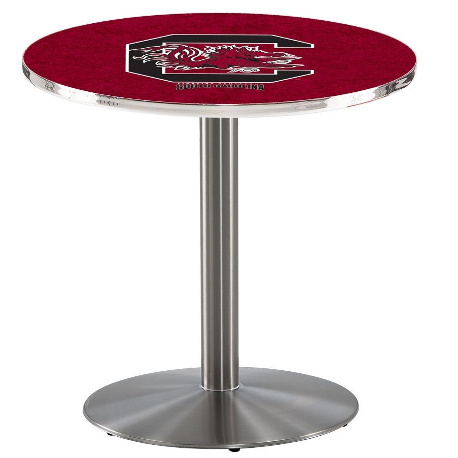 HBS L214-36" Stainless Steel South Carolina Pub Table by Holland Bar Stool Co.