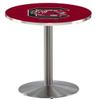 HBS L214-36" Stainless Steel South Carolina Pub Table by Holland Bar Stool Co.