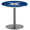 Holland Bar Stool Co. L214-42" Stainless Steel Xavier Pub Table view 1