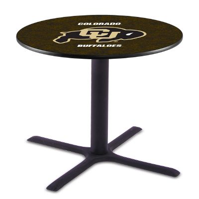 HBS L211-36" Black Wrinkle Colorado Pub Table by Holland Bar Stool Co.