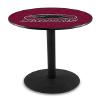 HBS L214-42" Black Wrinkle Southern Illinois Pub Table by Holland Bar Stool Co. view 1