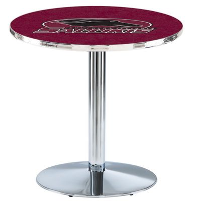 HBS L214-42" Chrome Southern Illinois Pub Table by Holland Bar Stool Co.