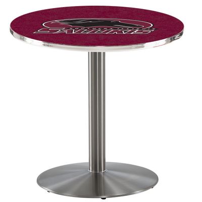 HBS L214-36" Stainless Steel Southern Illinois Pub Table by Holland Bar Stool Co.