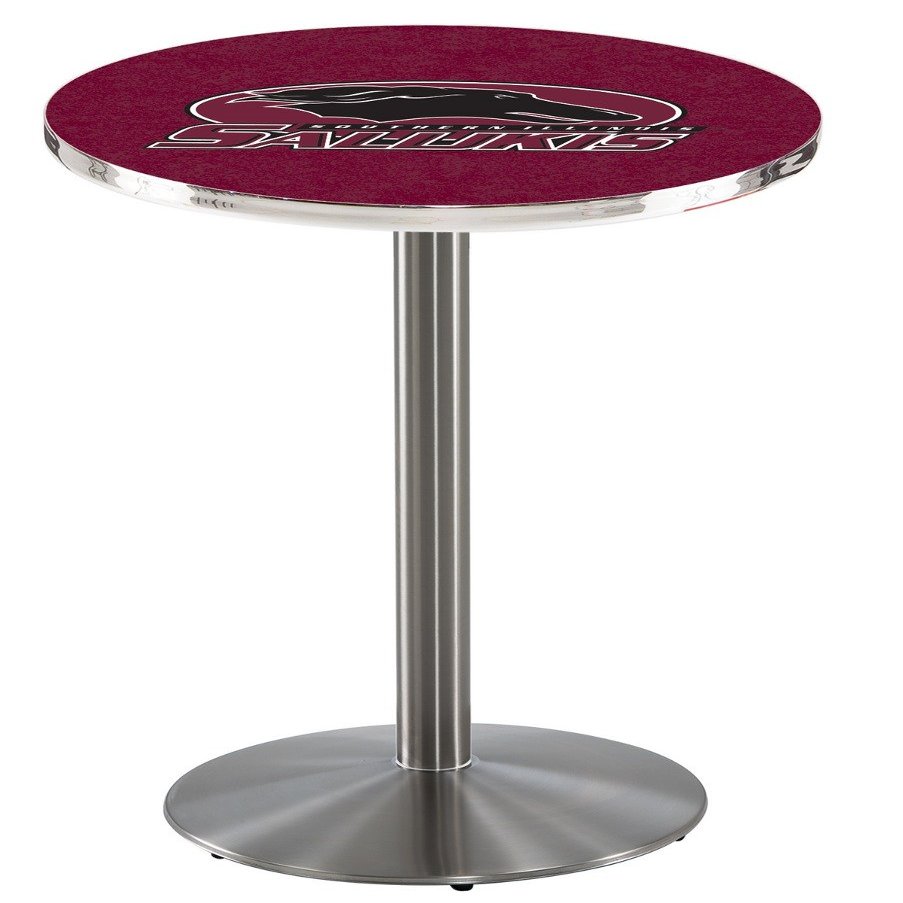 HBS L214-36" Stainless Steel Southern Illinois Pub Table by Holland Bar Stool Co.