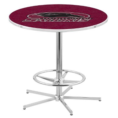 Holland Bar Stool Co. L216-42" Chrome Southern Illinois Pub Table