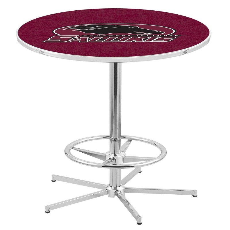 Holland Bar Stool Co. L216-42" Chrome Southern Illinois Pub Table