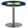 HBS L214-36" Stainless Steel Michigan Pub Table by Holland Bar Stool Co.