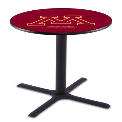 HBS L211-42" Black Wrinkle Minnesota Pub Table by Holland Bar Stool Co.