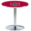 HBS L214-42" Chrome Stanford Pub Table by Holland Bar Stool Co.