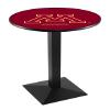 HBS L217-36" Black Wrinkle Minnesota Pub Table by Holland Bar Stool Co. view 1